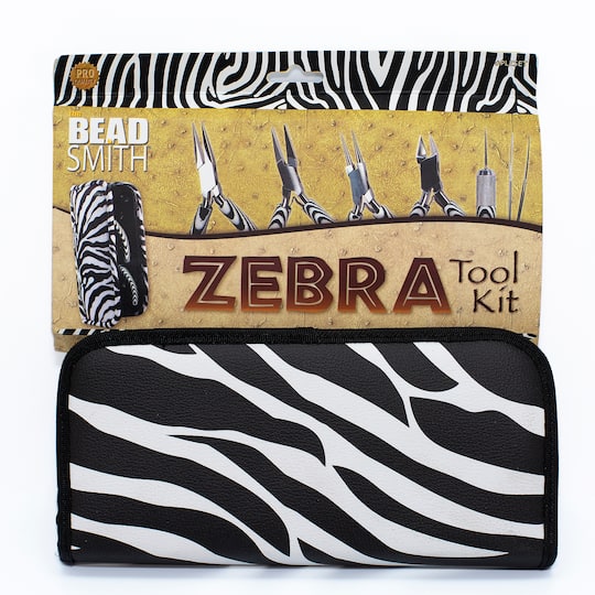 The Beadsmith&#xAE; Zebra Print Tool Kit